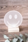 Preview: Teelichthalter Smiley / Kerzenhalter